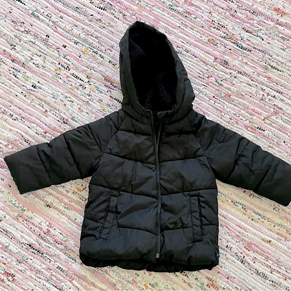 Black winter coat